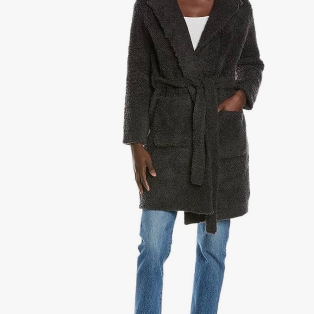 Barefoot Dreams Black Teddy Jacket